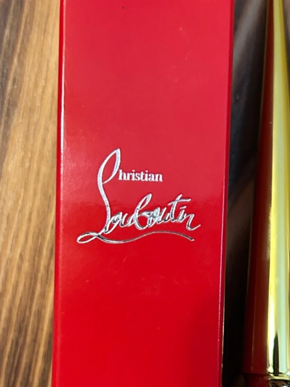 Christian Louboutin Metallic Gold Eye Colour with Red Box